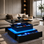 Table Basse Relevable Lifta – Design Moderne avec Rangement Intégré