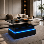 Table Basse Relevable Lifta – Design Moderne avec Rangement Intégré