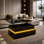 Table Basse Relevable Lifta – Design Moderne avec Rangement Intégré
