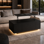 Table Basse Relevable Nova – Design Moderne avec Rangement Intégré